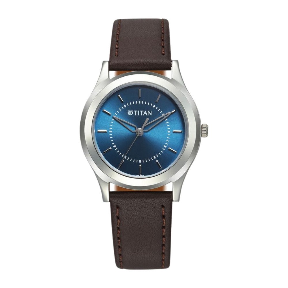 Titan-Karishma-Zing-Quartz-1648SL01-Analog-Blue-Dial-Leather-Strap-Watch-for-Men-1 Titan Karishma Zing Quartz 1648SL01 Analog Blue Dial Leather Strap Watch for Men - Image 1