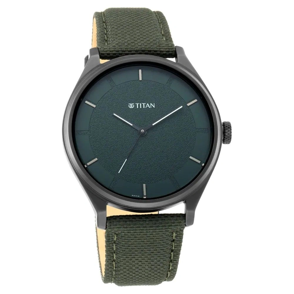 Titan Workwear Green Dial Analog Leather Strap Watch For Men – NS1802NL02Titan Workwear Green Dial Analog Leather Strap Watch For Men – NS1802NL02 Titan Workwear Green Dial Analog Leather Strap Watch For Men – NS1802NL02 - Image 1