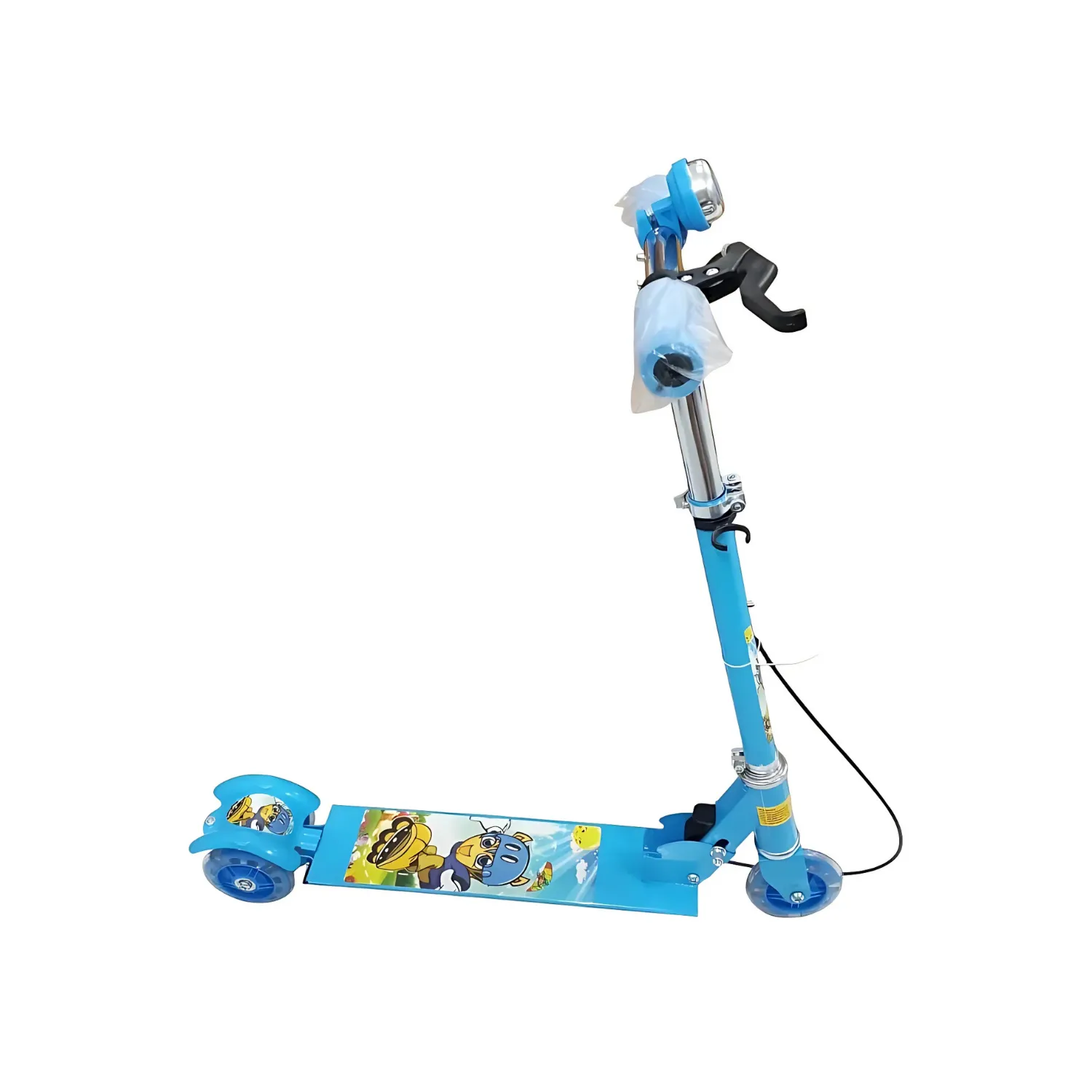 Untitled-3 Foldable 3-Wheel Kick Scooter For Kids – Blue - Image 1