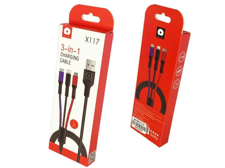 WUW-X117-3-in-1-2A-Charging-Cable-768x576 WUW X117 3-in-1 2A Charging Cable - Image 1