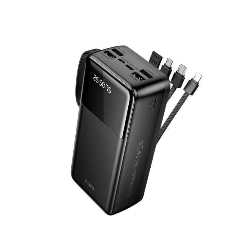 ddd-3 Hoco MMJ-13 Rest 30000mAh Power Bank with Built in Cables - Image 1