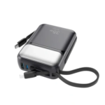 WiWU Galaxy Series Wi-P036 35W 20000mAh Power Bank with Built-in Lightning and USB-C Cable - Image 2