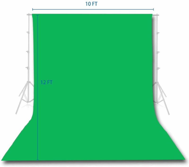green-screen-backdrop-for-video-photo-studio-100-muslin-cotton-green-screen-800x706 Green Screen Backdrop for Video & Photo Studio - Image 1