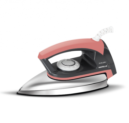 havells_insta_plus_dry_iron_1000w_non_stick_coated_peach_grey_-441x420 Havells Insta Plus Non Stick Coated Dry Iron 1000W (Peach & Grey) - Image 1