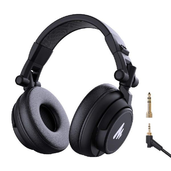 maono_au-mh601_over_ear_stereo_monitor_50mm_drivers_studio_headphones MAONO AU-MH601 Over Ear Stereo Monitor 50MM Drivers Studio Headphones for Music, DJ, Podcast - Image 1