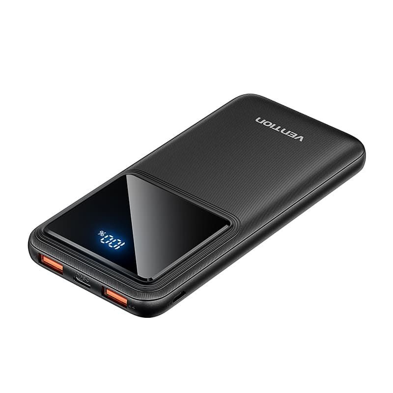 vention_10000mah_power_bank Vention FHKB0 10000mAh Power Bank – BLACK - Image 1