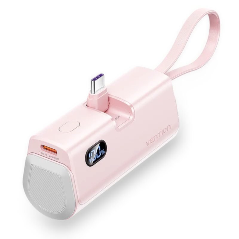 vention_4800mah_power_bank_22.5w-pnk-Photoroom-800x800 Vention 4800mAh Power Bank 22.5W – Pink - Image 1